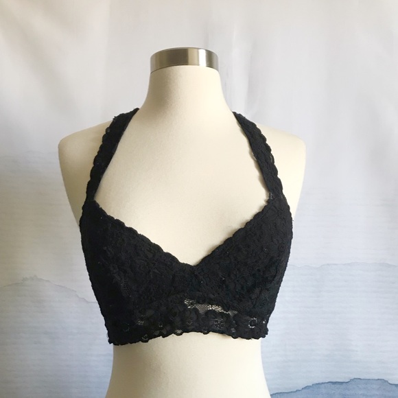 aerie Other - Aerie Black Racerback Lace Bralette Bra